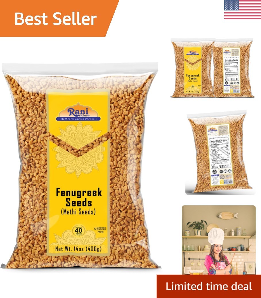 14oz Rani Fenugreek Seeds – Non-GMO, Gourmet Spice for Healthy Cooking