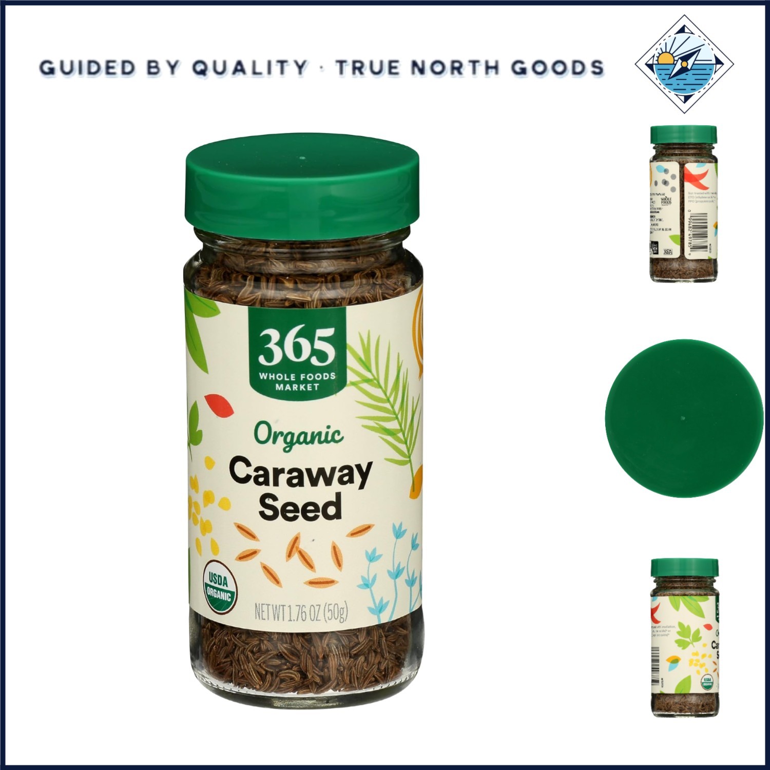 Organic Caraway Seed Pack, 1.76 Ounce, Perfect for Breads and Dishes