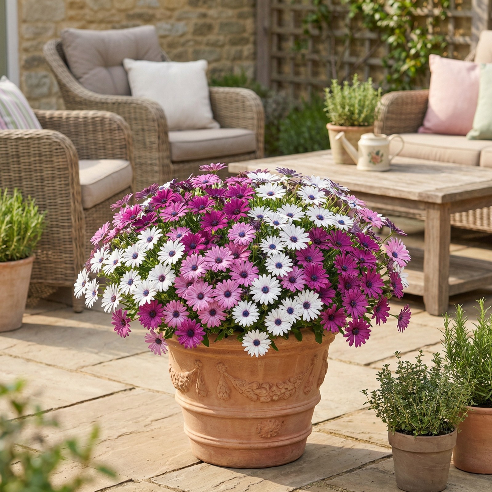 Cape Daisy MIX Osteospermum ecklonis Heat Tolerant Cut Flower Non-GMO 100 Seeds