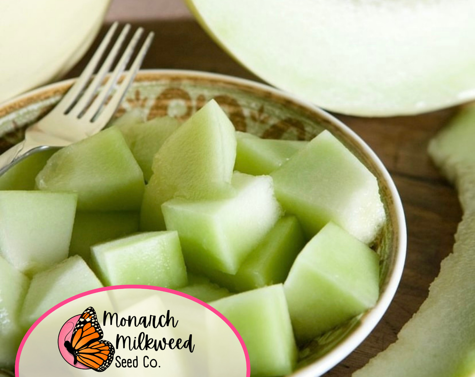 130+ Green Honeydew Melon Fruit Seeds | Heirloom, Non-GMO, Gardening Seed Packet