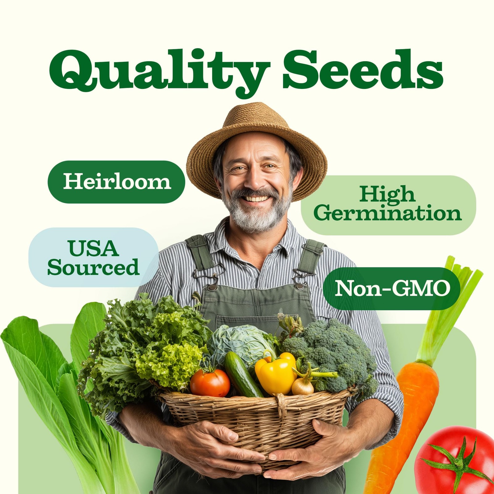 32 Heirloom Vegetable and Fruit Seeds for Planting – 16,000+ Seeds | Non-GMO …
