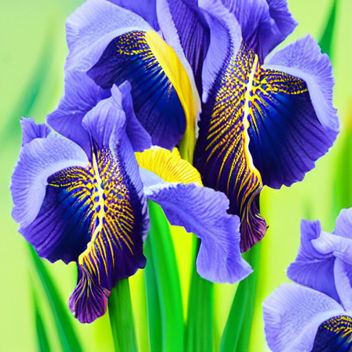 30+ Iris Flower Seeds (Iris siberica) Colorful Mix: Purple, White, Red and Blue