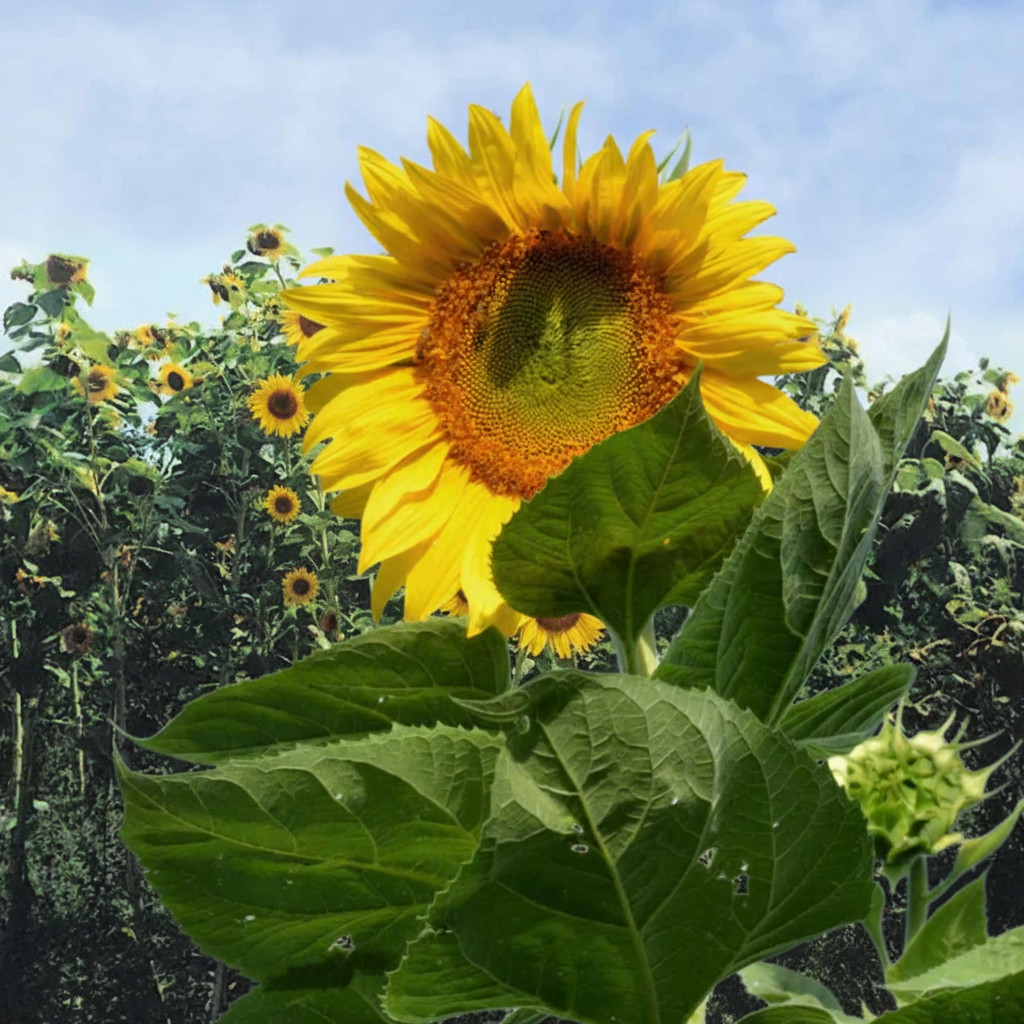 Sunflower SKYSCRAPER 144” TALL Edible HEIRLOOM HUGE FLOWERS! Non-GMO 25 Seeds!
