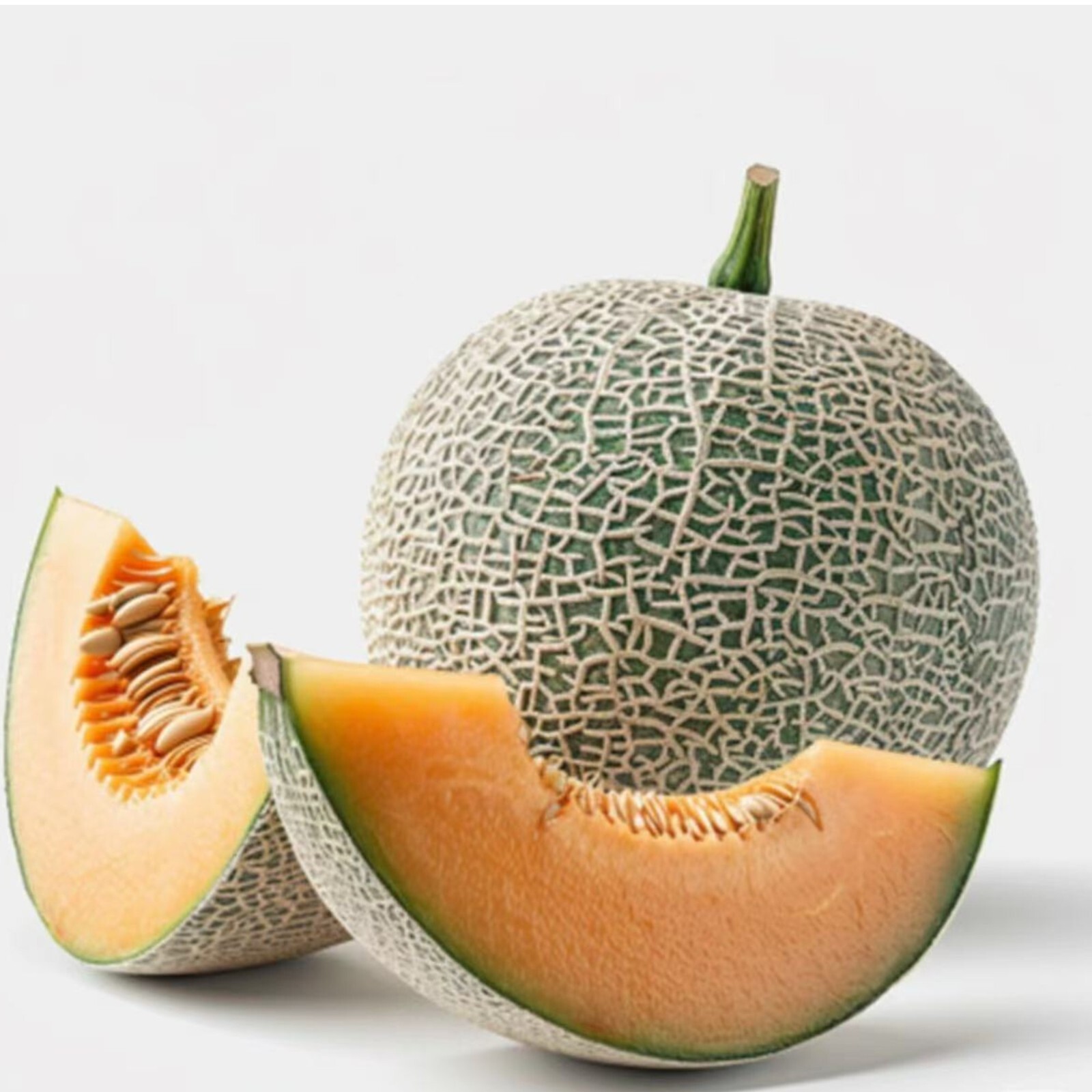 25pcs Cantaloupe Melon Seeds – Sweet Heirloom Variety for Home Gardens