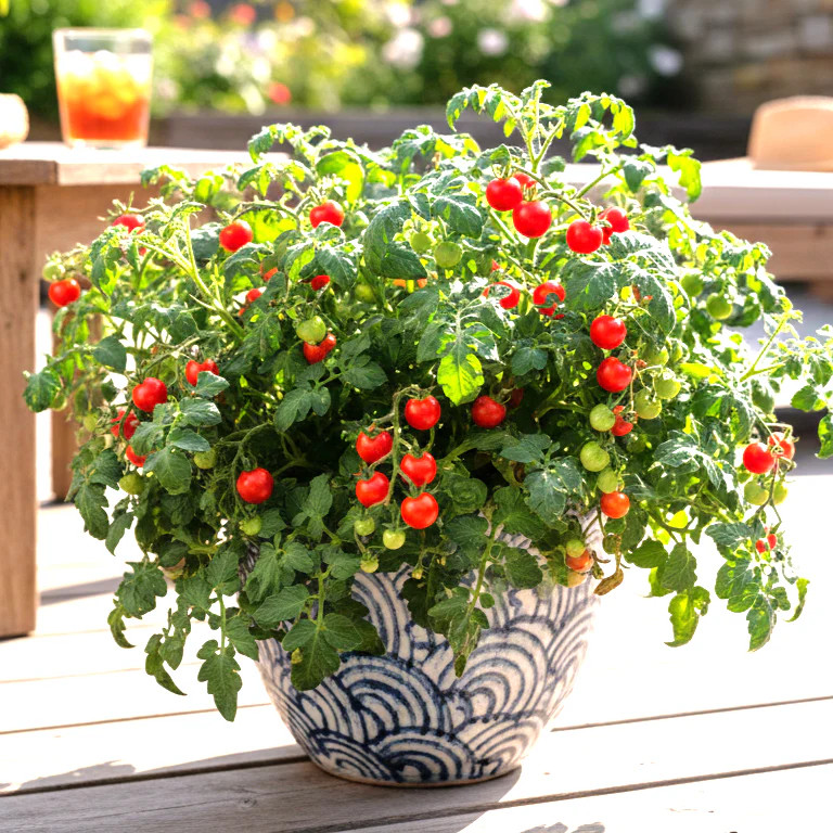 Red Robin Tomato (Micro Dwarf) Seeds – For 2026 Planting 6-12 Inches Tall