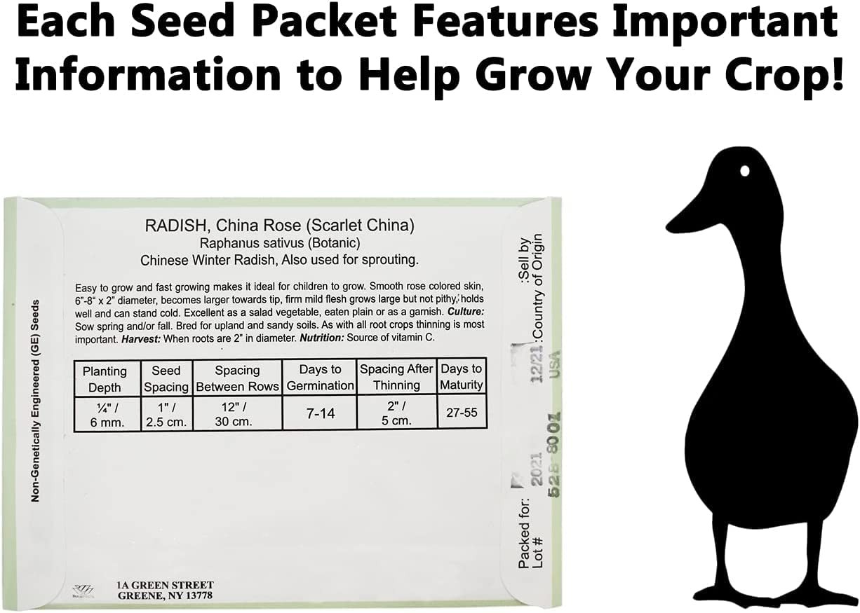 Set of 43 Assorted Vegetable & Herb Seed Packets – Over 10,000 Seeds! – Inclu…