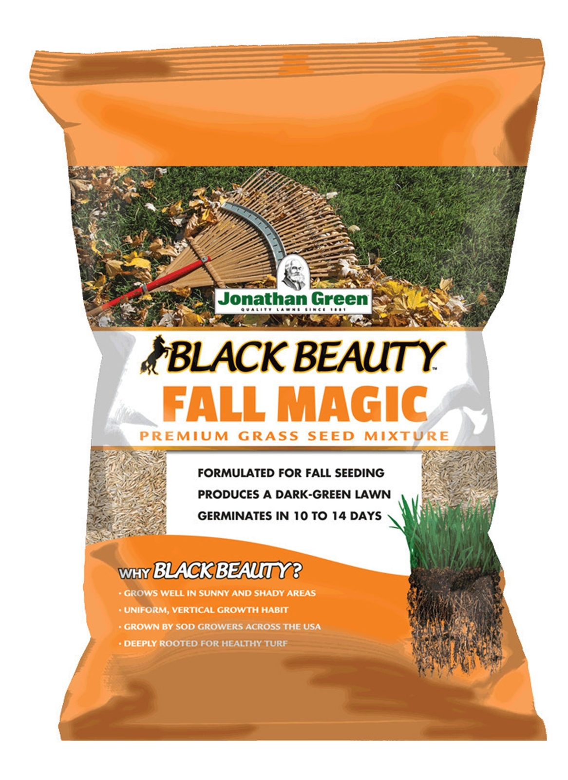 Jonathan Green (#10768) Black Beauty Fall Magic Grass Seed, 7# bag