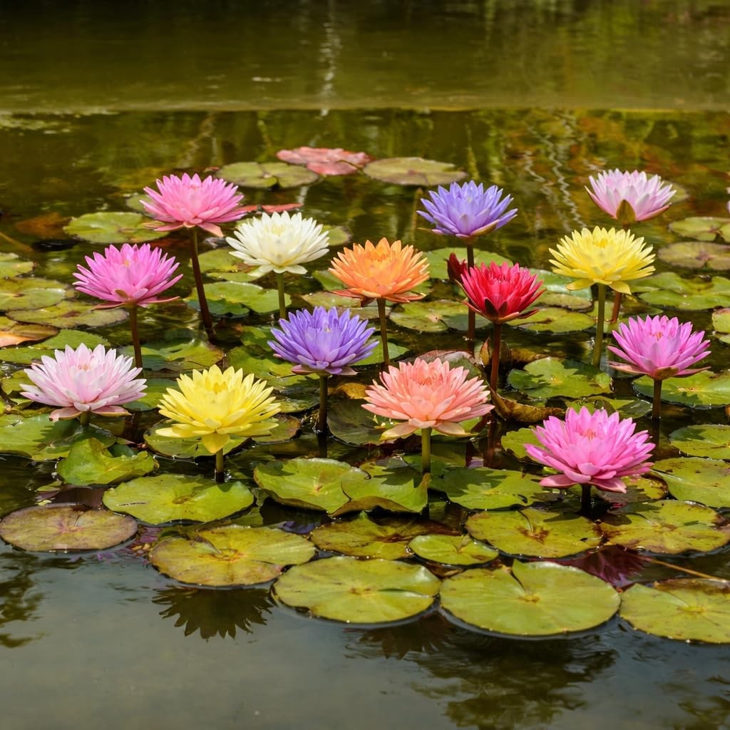 35 PCS Mixed Color Bonsai Lotus Flower Seeds for Planting Lotuses Sale