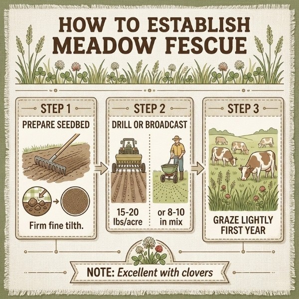 Old Cobblers Farm™ Wicked Tuff Turf Dell Meadow Fescue Grass Seed – Lush Turf