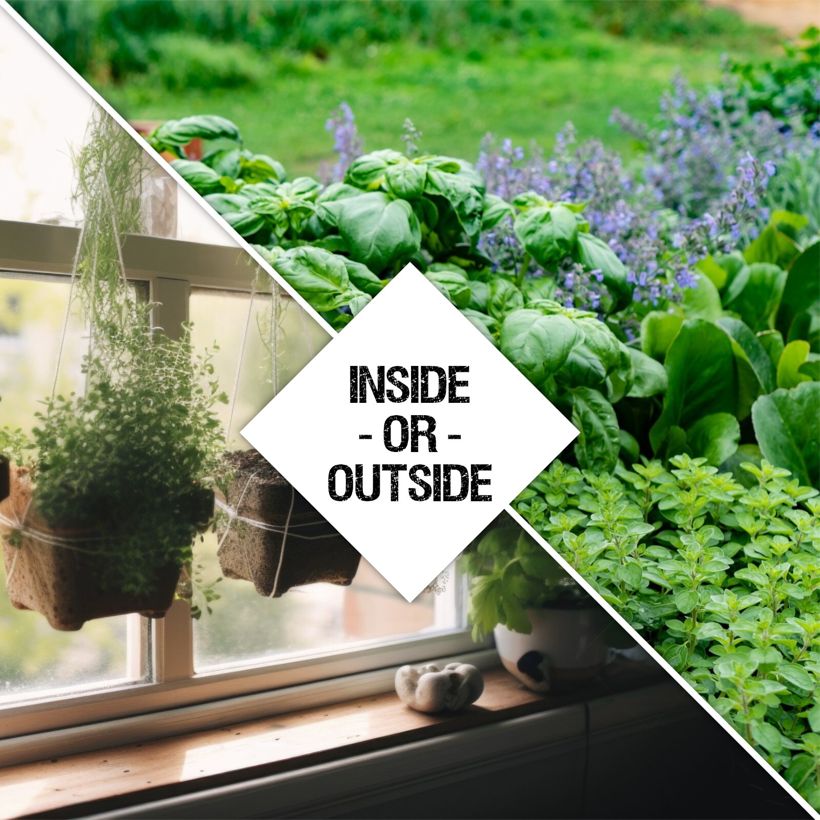 Culinary Herb Seed Collection for Planting an Indoor / Outdoor Herb Garden