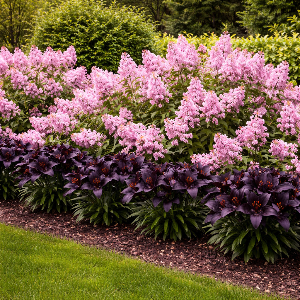 Blackstone Lily Bulbs for Planting – Deep Burgundy Black Asiatic (5)