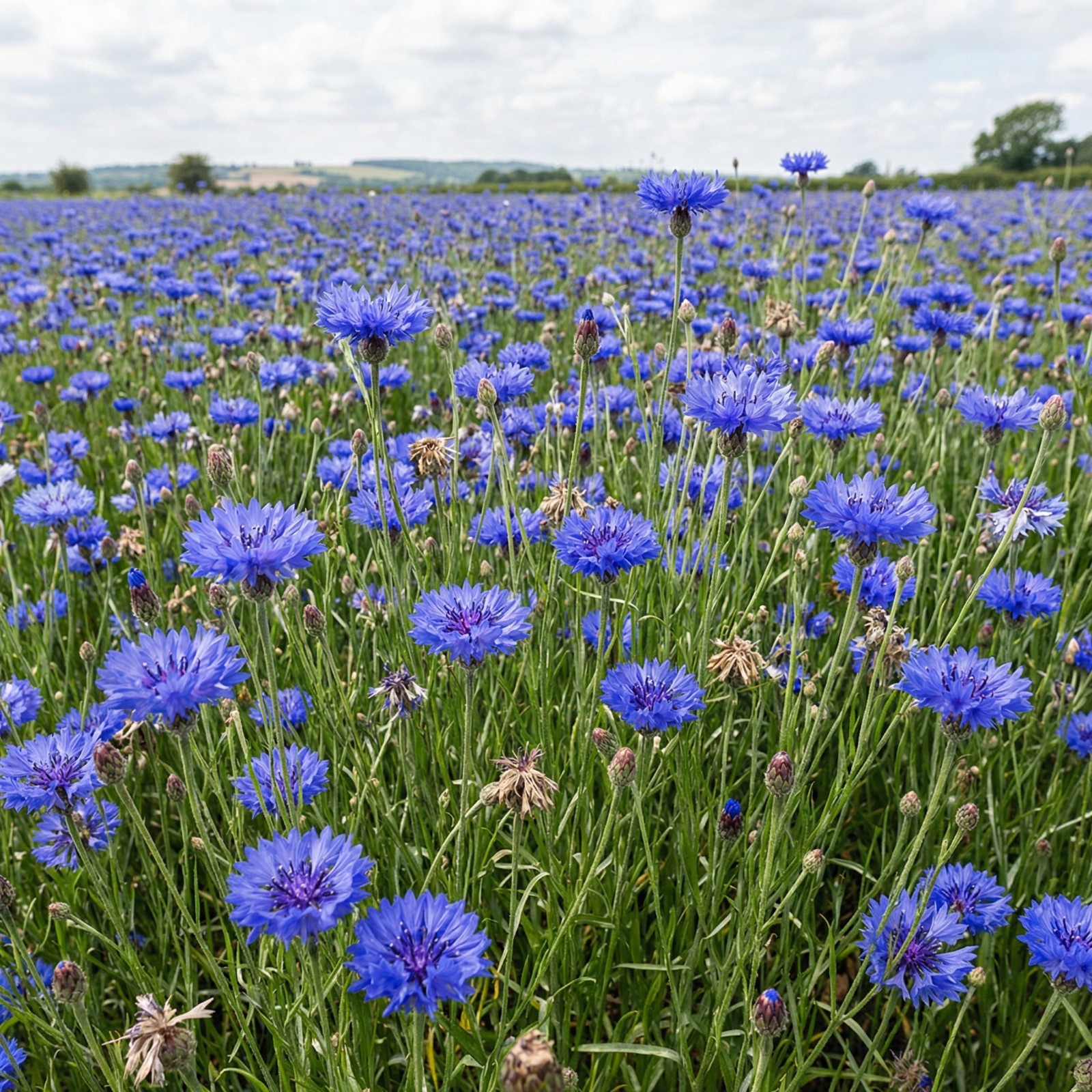 Landscaper’s Pack Cornflower Bachelor Button TALL BLUE Non-GMO 1500 Seeds!