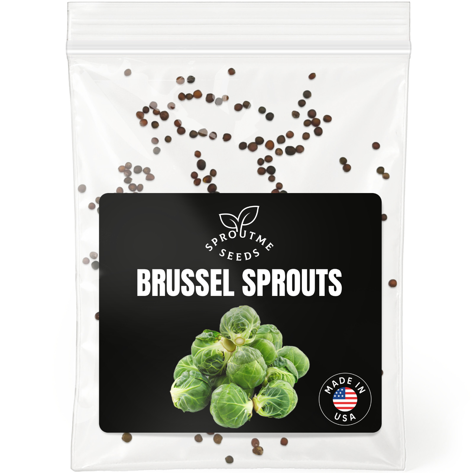 Brussels Sprouts Seeds 200+, Heirloom Non-GMO, Cold Hardy Fall Crop