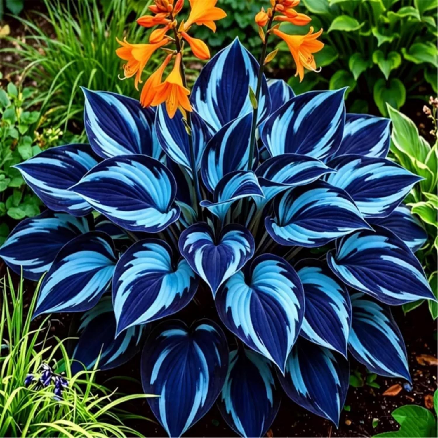 200+ Mixed Color Hosta Seeds for Planting – Hostas Seeds Rare Perennial, Flower