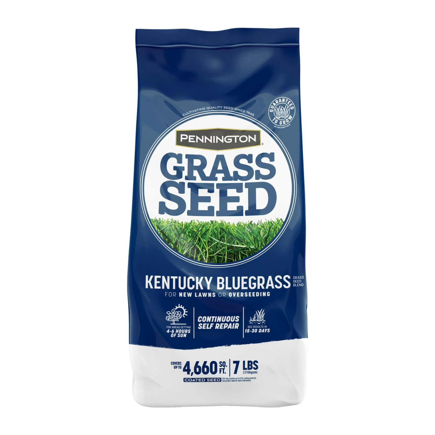 2Pack Pennington Kentucky Northern Grass Seed Mix for Sun to Partial Shade, 7 lb