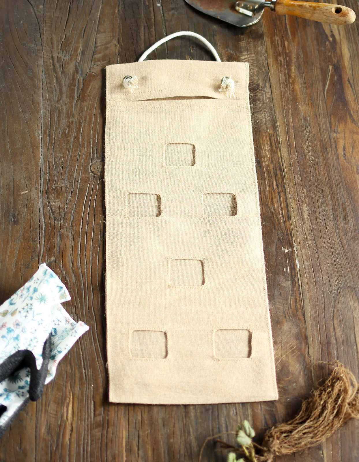 Hang & Grow® Canvas Hanging Bag – 2″ Holes