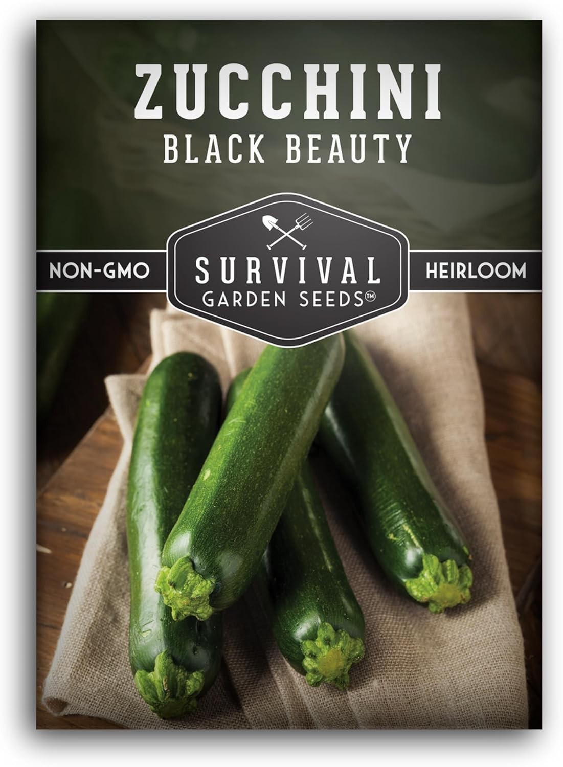 Black Beauty Zucchini Seed for Planting – 1 Pack with Instructions to Plant &…