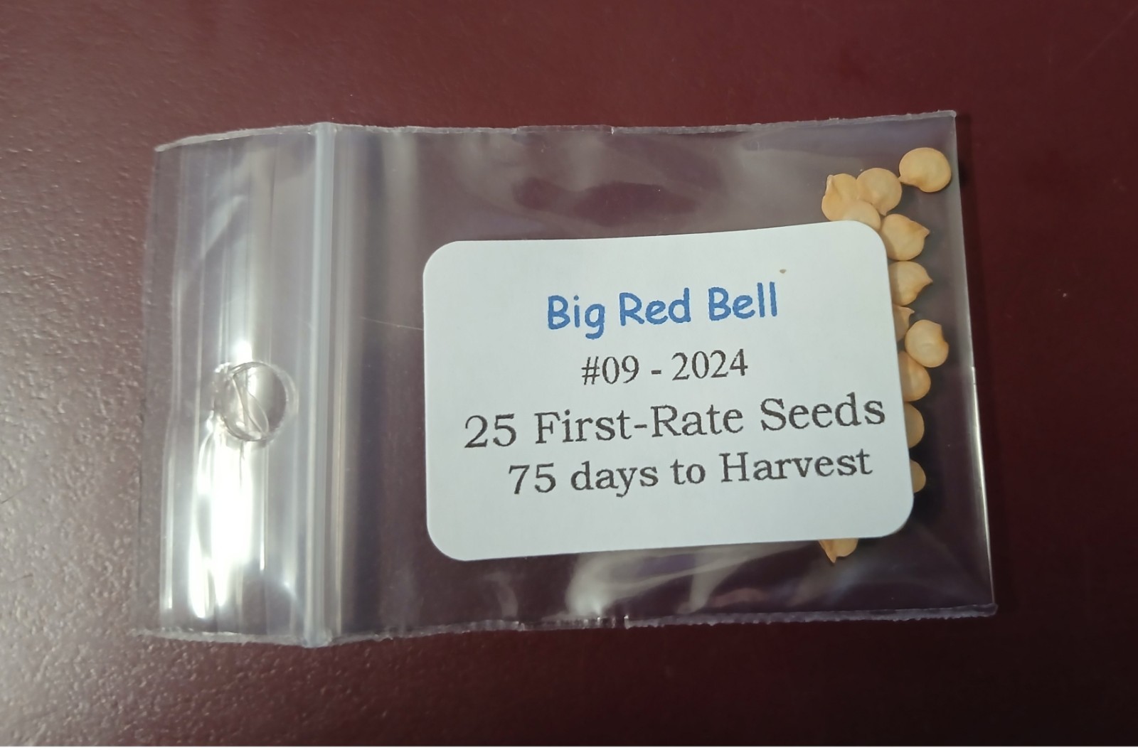 25 Newly Harvested Sweet Big Red Premium Pepper Seeds-B 06