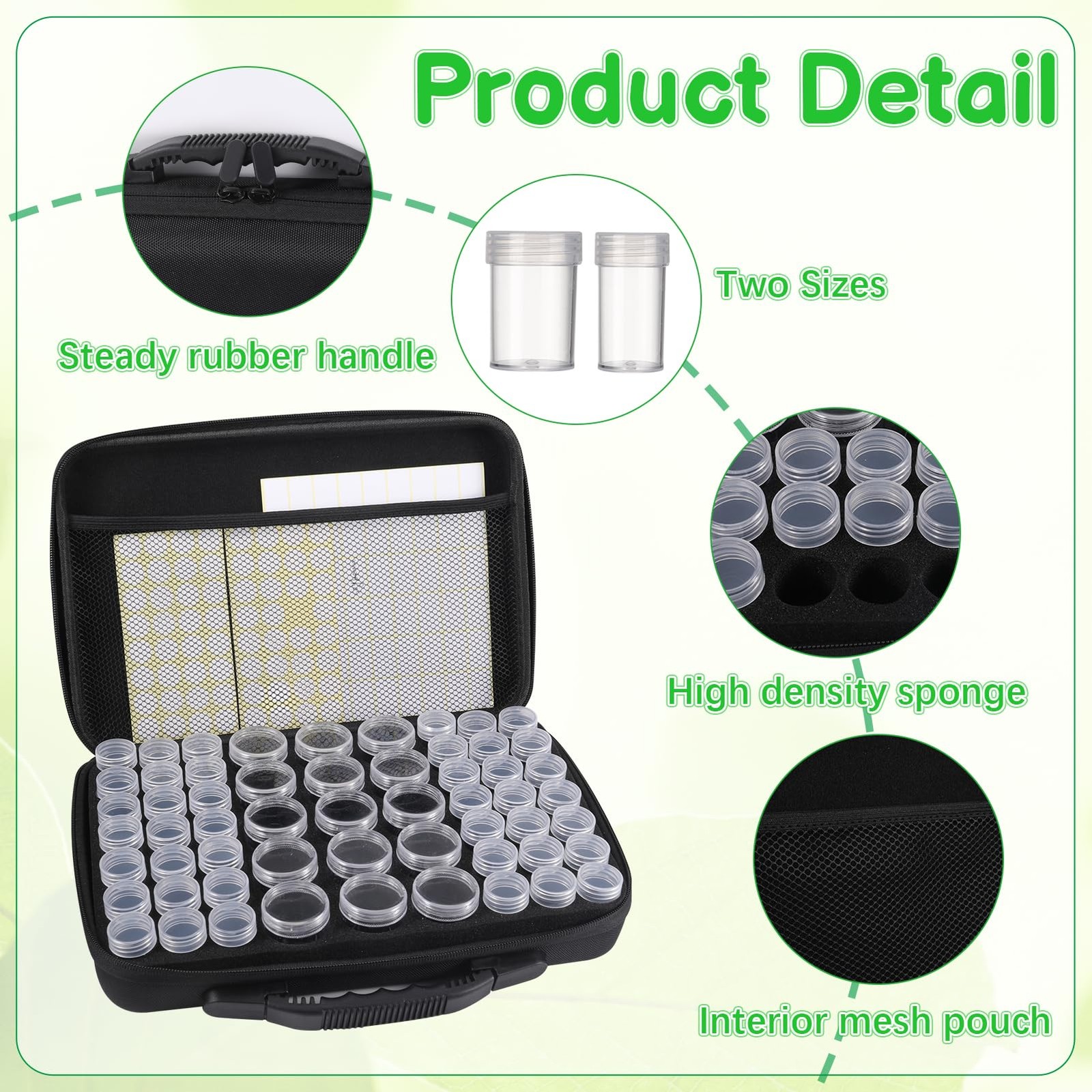 Seed Storage Organizer Box, 57 Slots Seed Collection Containers Seed Storage …