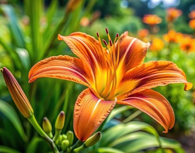 Orange Eremo Lily Bulbs for Planting – Perennial Lilium Bulbs (5 Bulb)