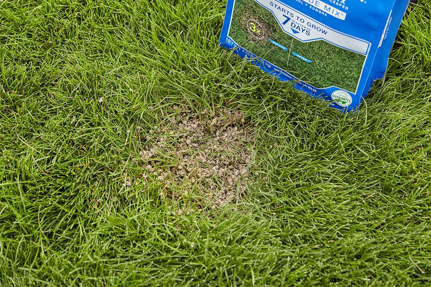 Lawn Repair Mix Sun & Shade, Grass Seed, Fertilizer & Mulch, 4.75 lb