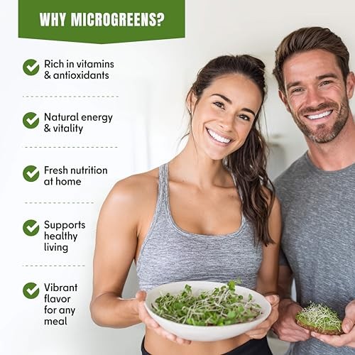 SproutMe Microgreens & Sprouting Seeds Variety 5 Microgreens & Sprouting Seeds