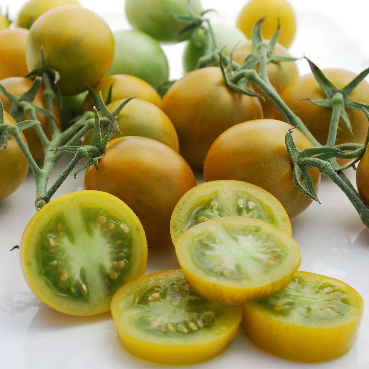 30 GREEN GRAPE CHERRY TOMATO SEEDS ~ 2026 ~ heirloomseedguy ~ USA