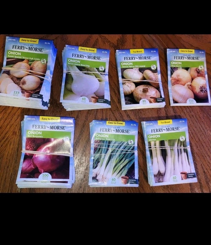 Ferry-Morse Vegetable & Herb Seeds Assortment Mixed Varieties 70 left hole lot