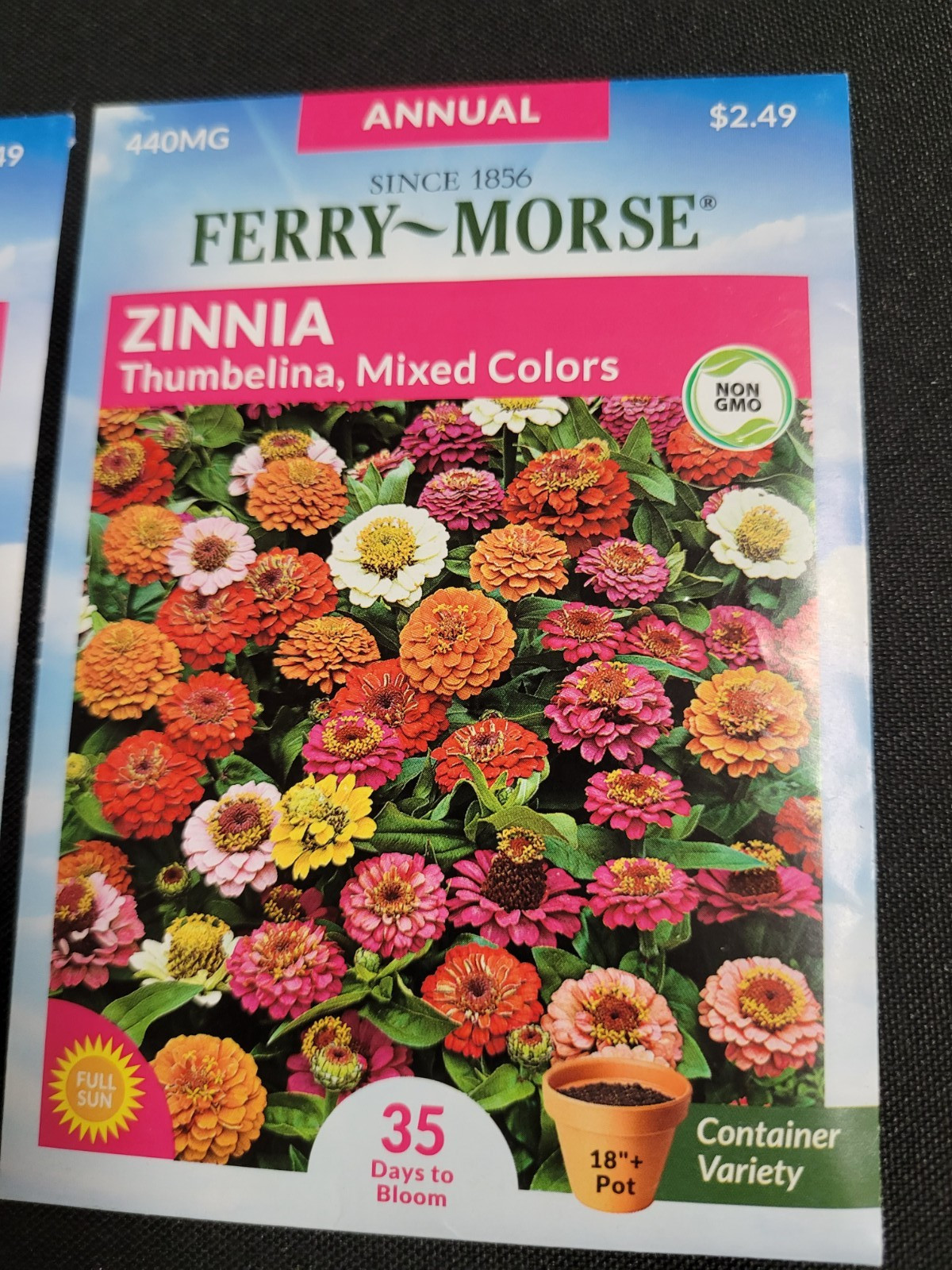 Ferry Morse Wildflower & Zinnia 3 Seed Pack Assortment (2026 Season) New Packs