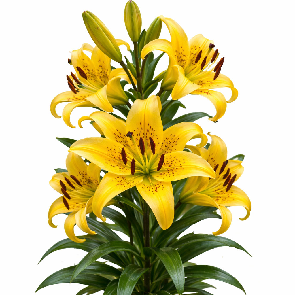 Yellow ‘Alsek’ Hybrid Lily Bulbs for Planting – Hardy Perennial Lily (3 Bulbs)