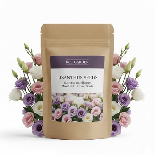 1000 Lisianthus Seeds for Planting, Mixed Color Eustoma Flower Seeds,