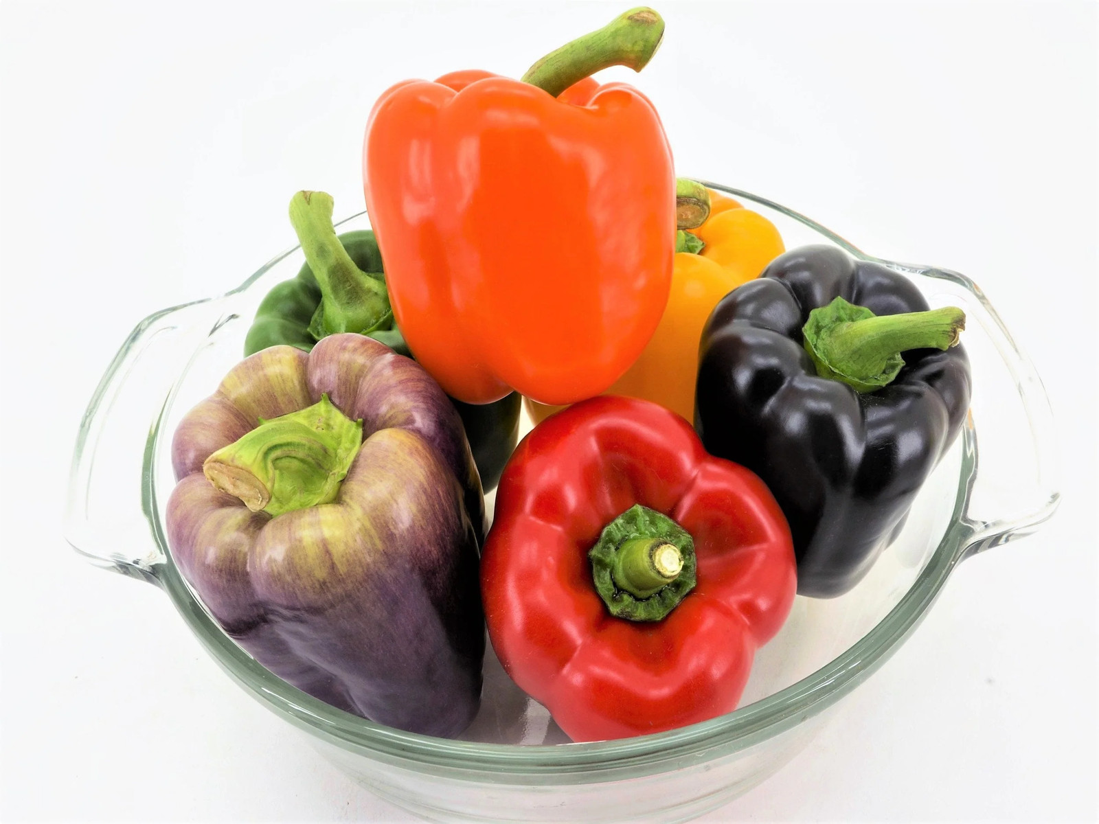 150 RAINBOW BELL PEPPER Sweet Red, Green, Yellow, Orange, Purple, Brown, &