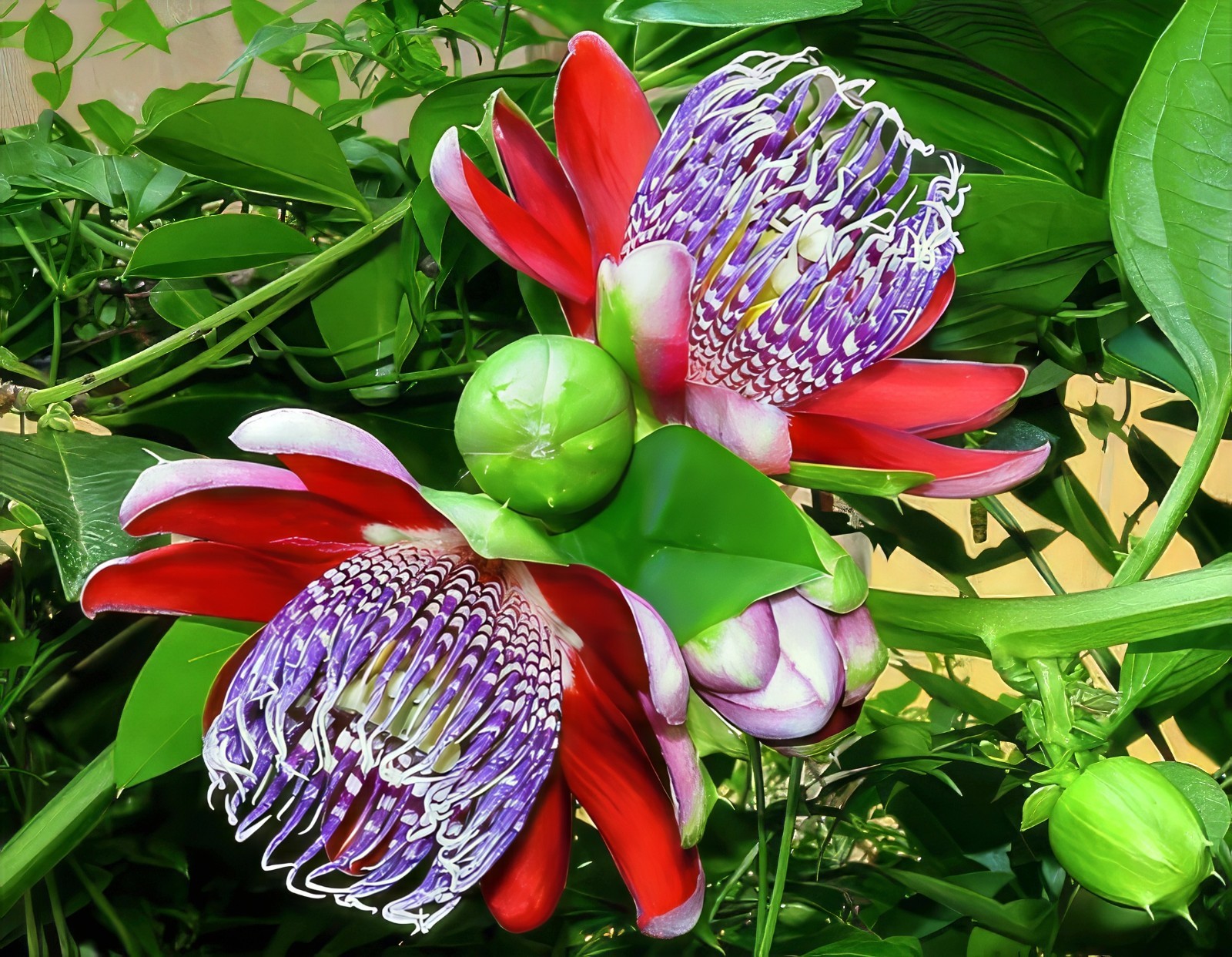 10 GIANT GRANADILLA SEEDS Passiflora quadrangularis Passionfruit Flower Plant