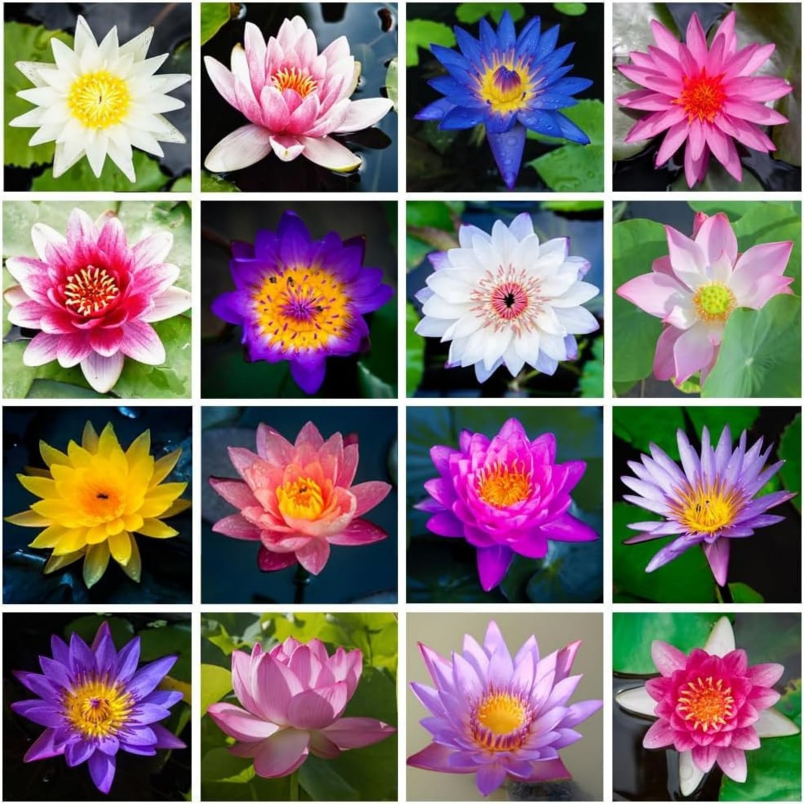 35+ Mixed Bowl Lotus Seeds Water Lily Flower Plant Seed NonGMO Home Garden P…
