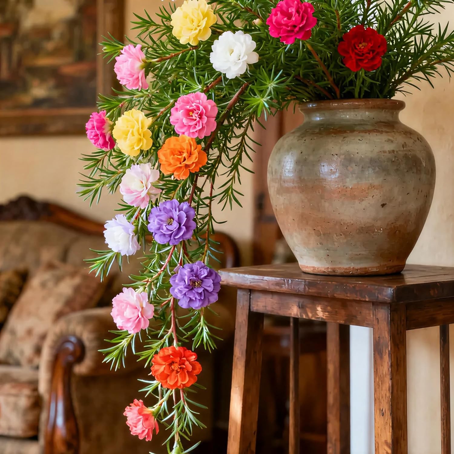 20,000+ Moss Rose Seeds (Portulaca Grandiflora) – Mixed Color Perennial Ground C