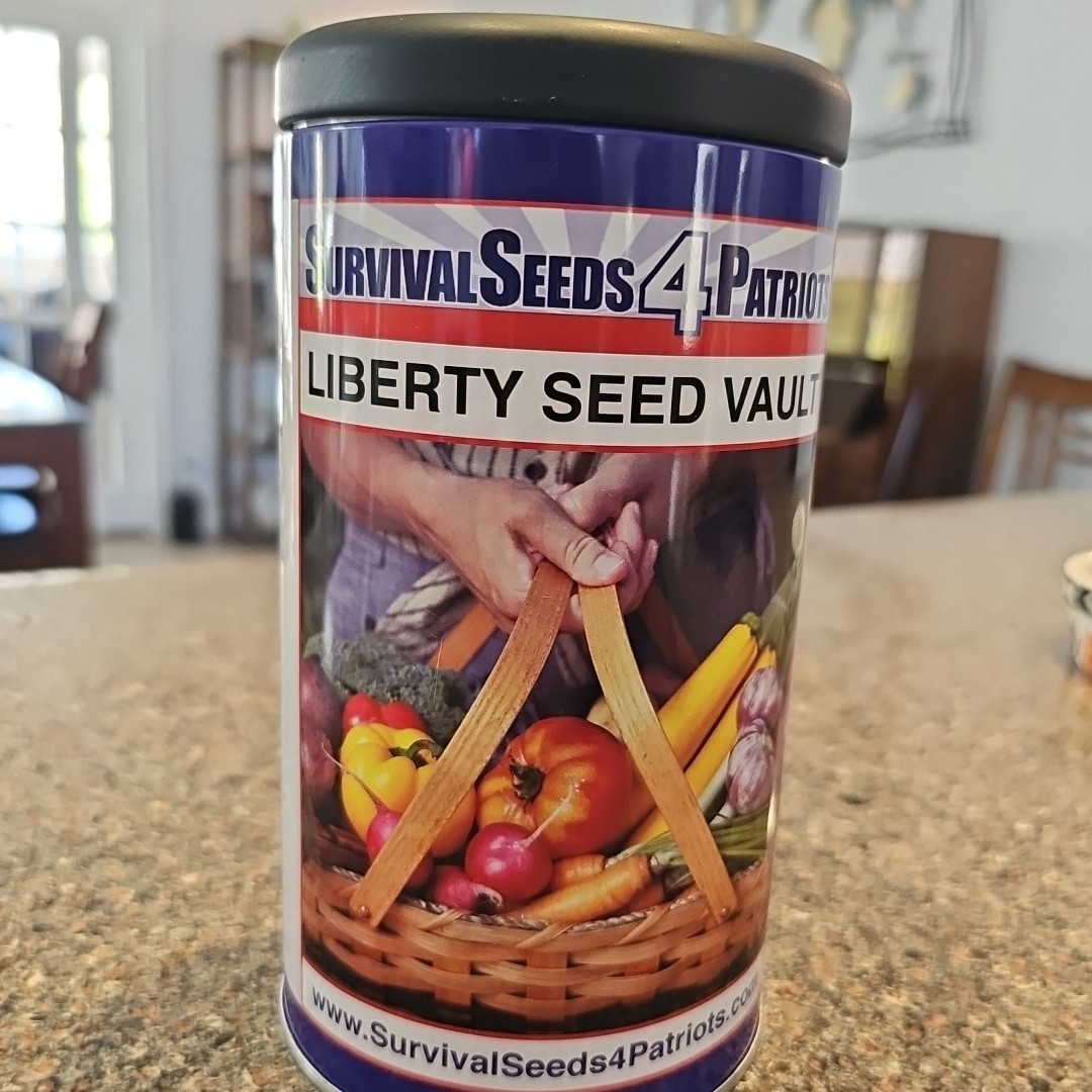 Liberty Seed Vault Survival Seeds 4 Patriots Seeds Essentials Assortment USA