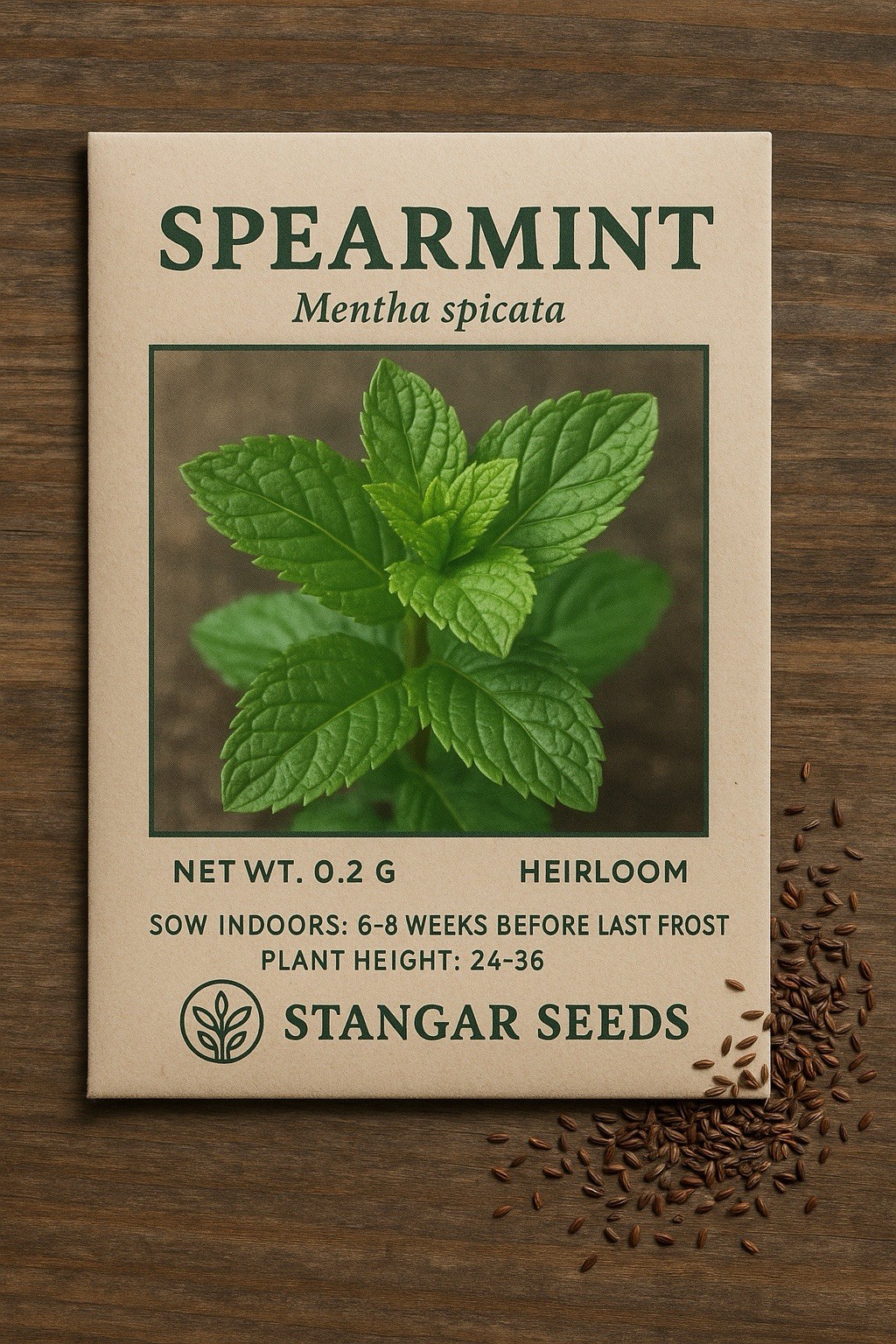 Spearmint Seeds Organic Non GMO
