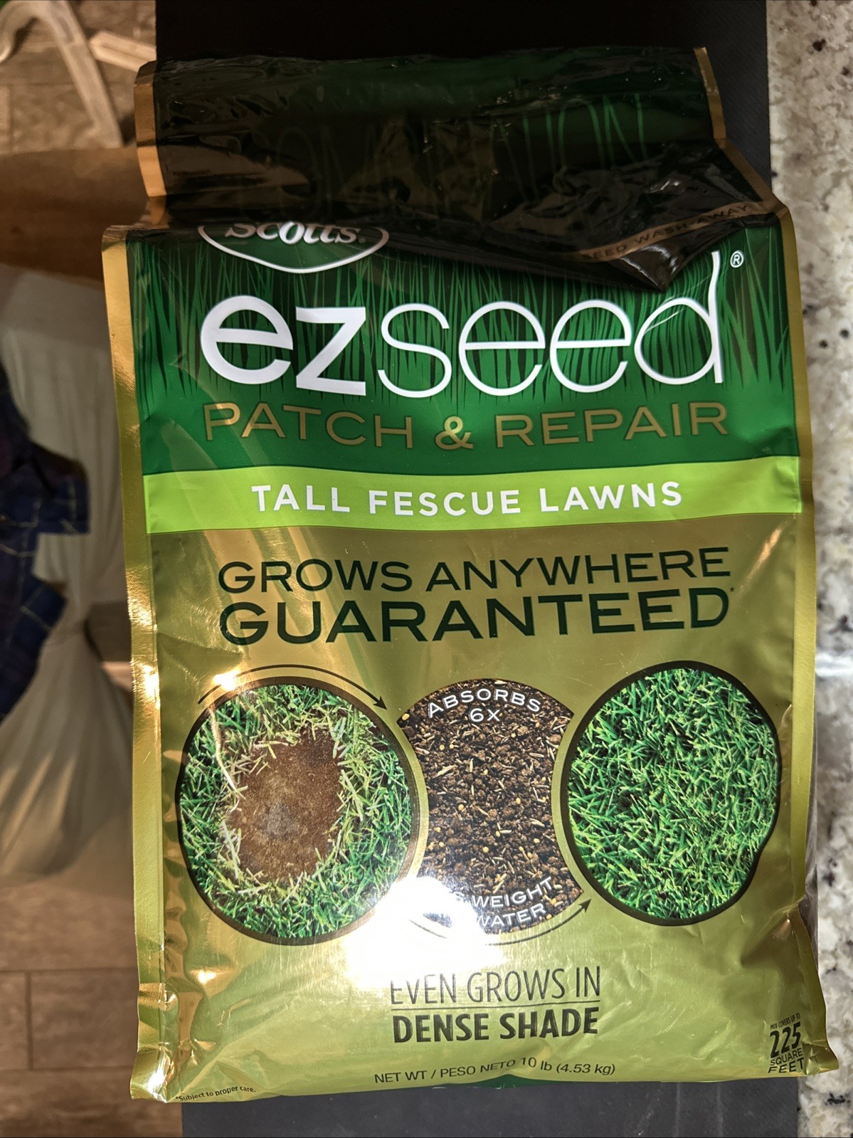 Scotts EZ Seed Patch & Repair Tall Fescue Lawns – 10 lb., Combination Mulch,