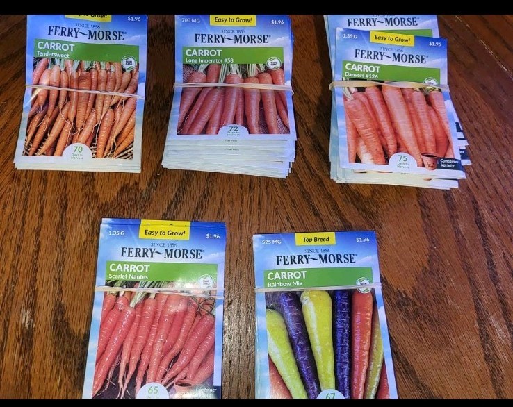 Ferry-Morse Vegetable & Herb Seeds Assortment Mixed Varieties 70 left hole lot
