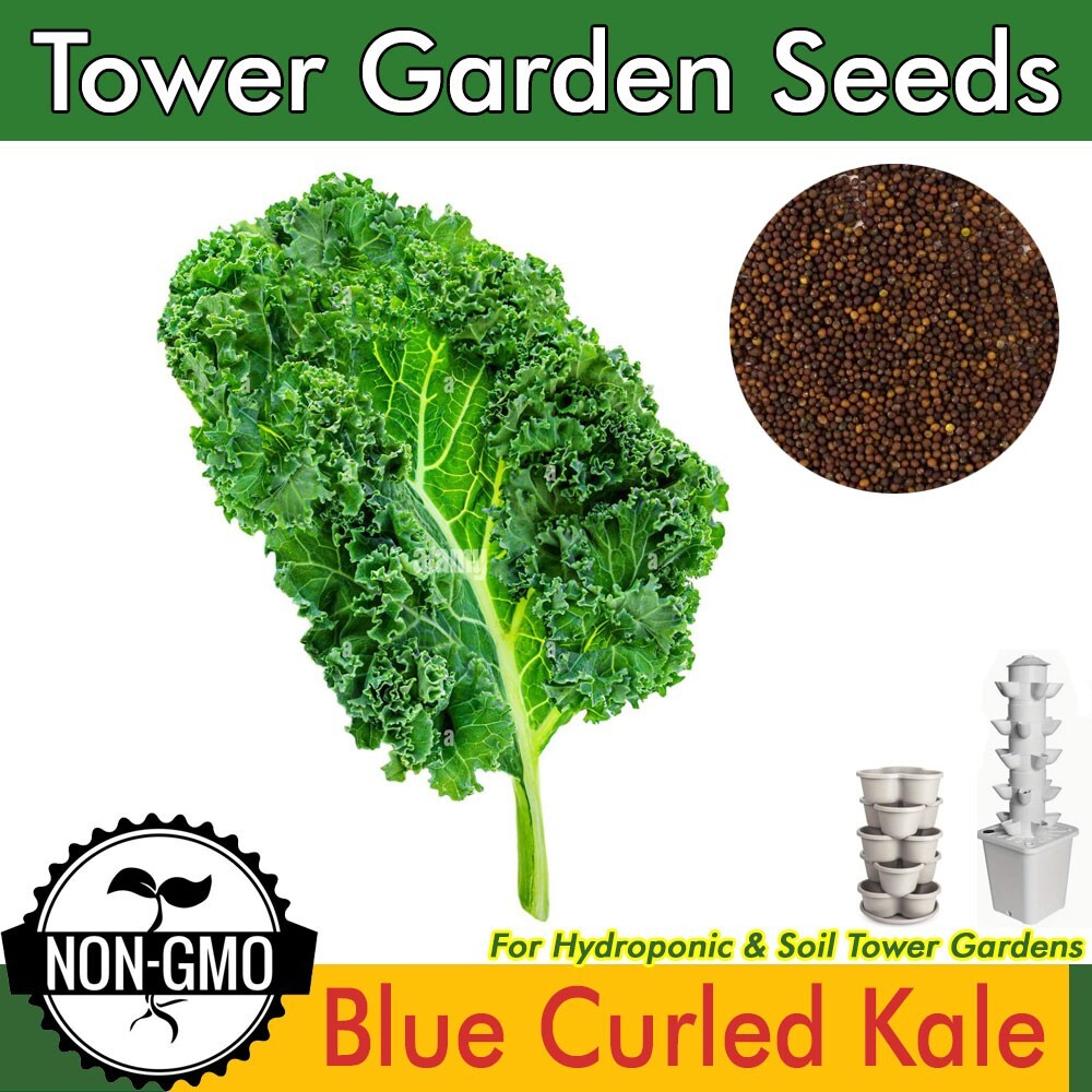 Tower Garden Seeds (Hydroponic+Soil) Non-GMO Fresh Garden Seeds Ships Free
