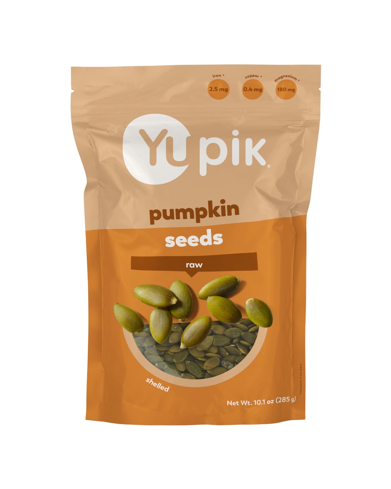 Yupik Raw Pumpkin Seeds, Shelled Kernels, 10.1 Oz, Kosher, Oz