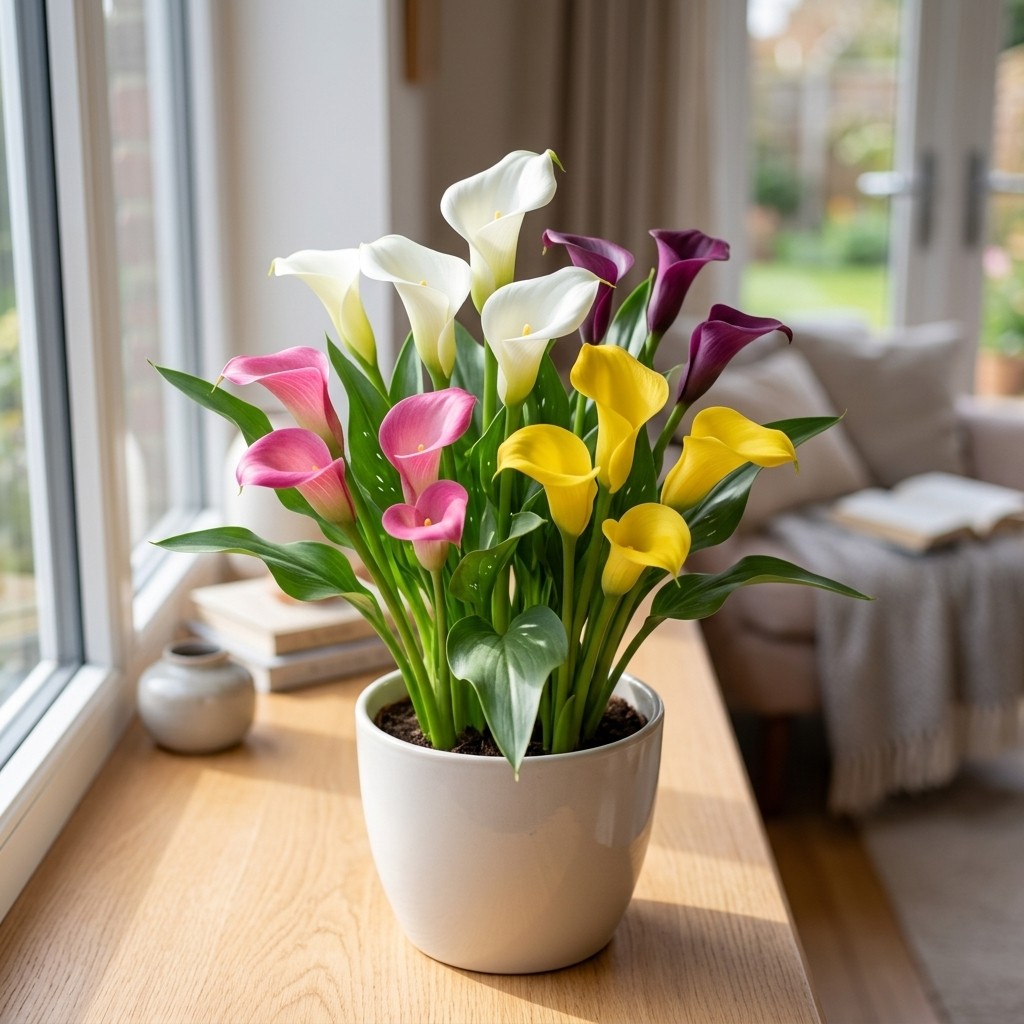 100Pcs Calla Lily Seeds, Outdoor Flower Seeds for Home Garden & Yard
