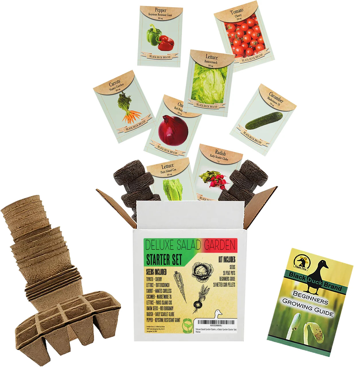 Deluxe Superfood Garden Starter Kit – Includes: Everything You Need to Start