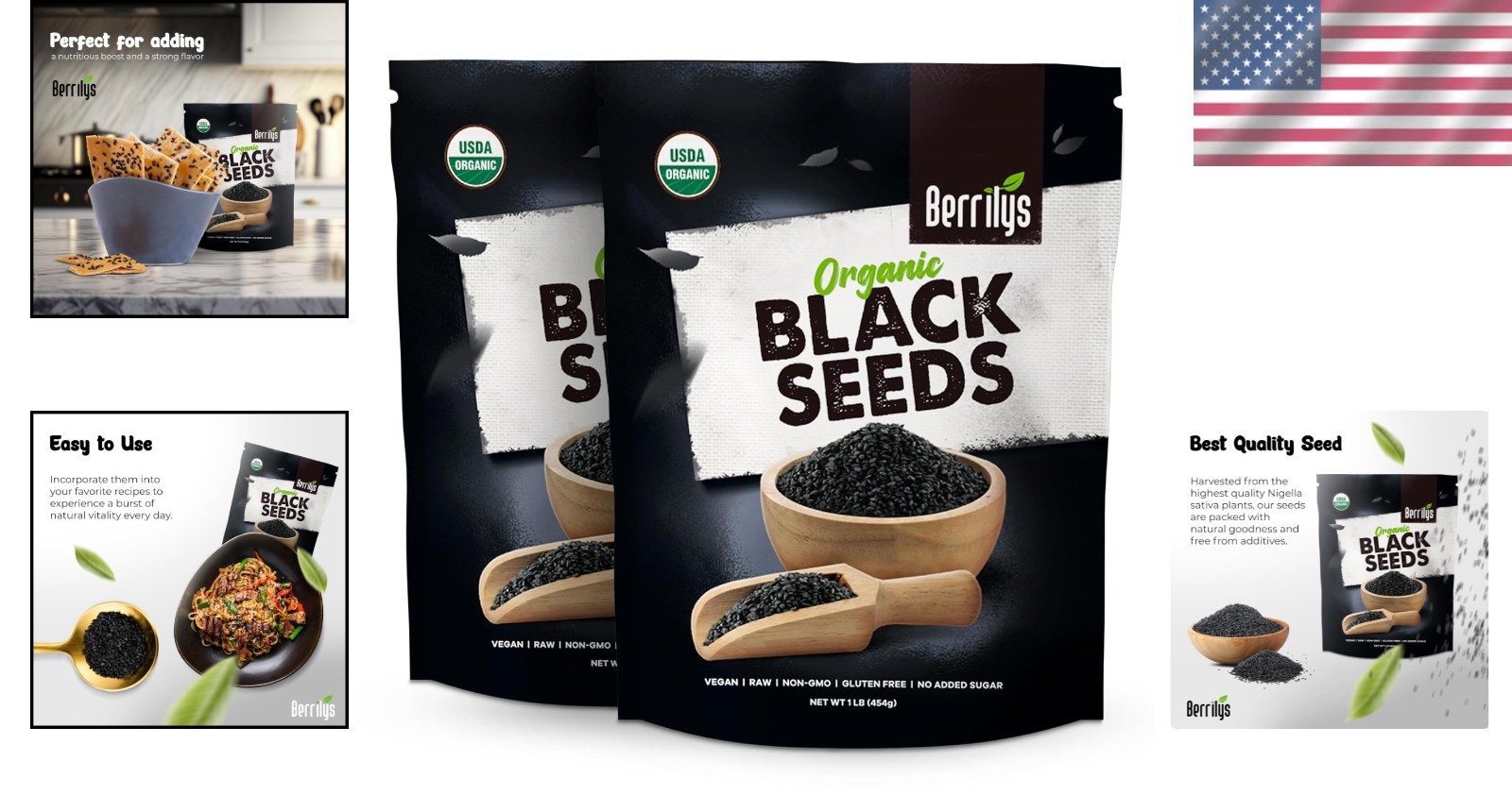 Organic Black Seeds – Exotic Flavor & Wellness Benefits