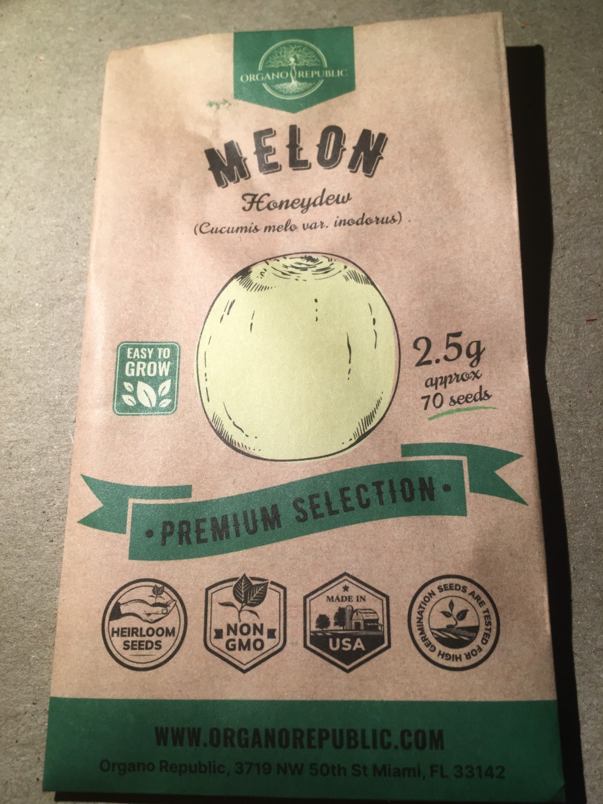 Melon Honeydew Seeds – Organo Republic
