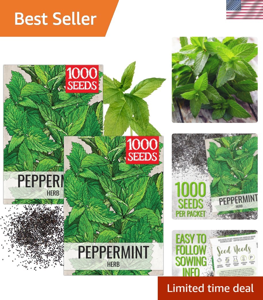Peppermint Seeds for Planting – Non-GMO Heirloom & Untreated – Medicinal/Culi…