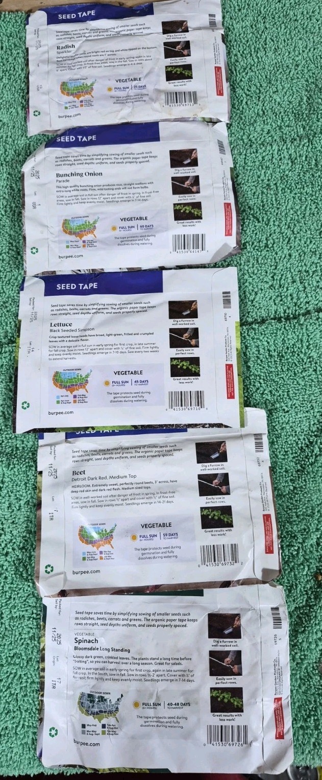 garden seeds variety
