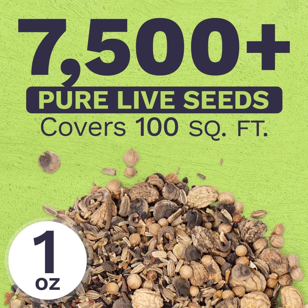 Seeds Edible Flowers Mix 1 Ounce Over 7,000 Open Pollinated Annual and Perennial