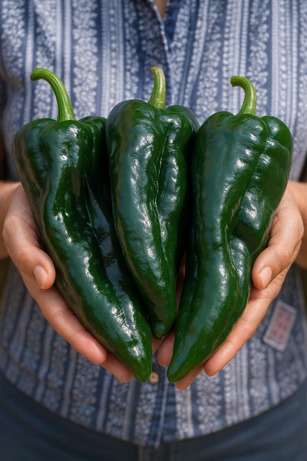 100 Heirloom Ancho Poblano Gigantea Pepper Seeds – The Largest Heirloom Poblano
