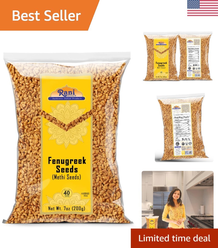7oz Rani Methi Seeds – Non-GMO, , Kosher & Gluten-Friendly